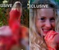 Garota posa nua em carcaça de cavalo e é investigada pela polícia